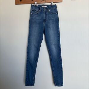 Levi’s Premium Mile High Super Skinny Super Filiform Altitude 27, Stretch Denim